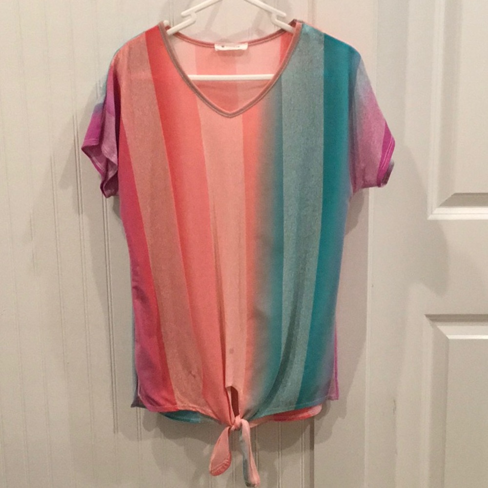 Colorful spring top